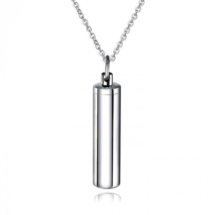 Colier inox cu recipient cilindric [1]