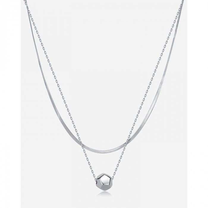 Colier inox dublu minimalist [15]