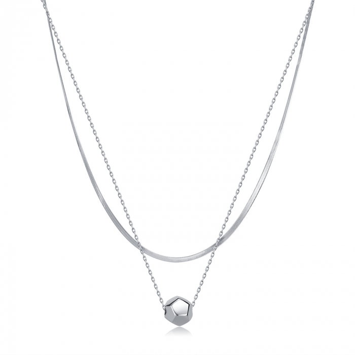 Colier inox dublu minimalist [1]