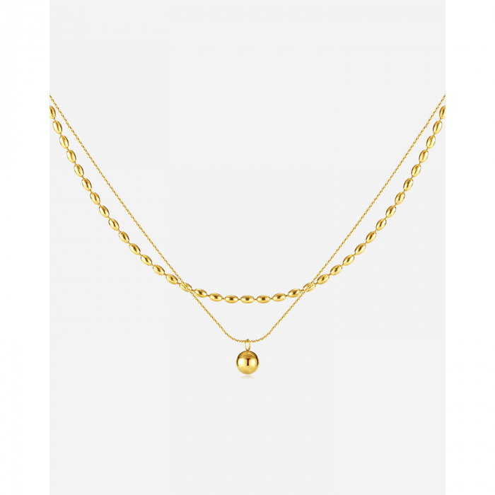 Colier inox dublu minimalist [15]