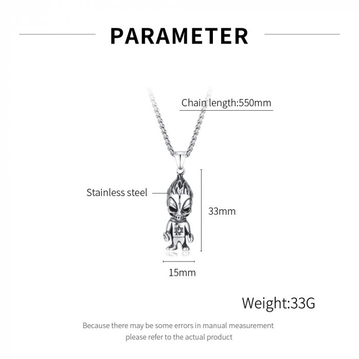 Colier inox extraterestru 70 cm [9]