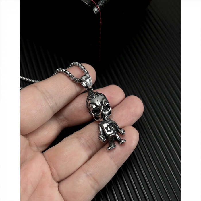 Colier inox extraterestru 70 cm [7]