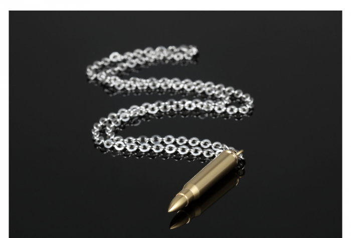 Colier inox glont 55 cm [6]