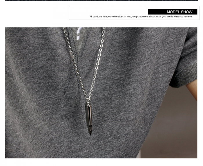 Colier inox glont 55 cm [6]