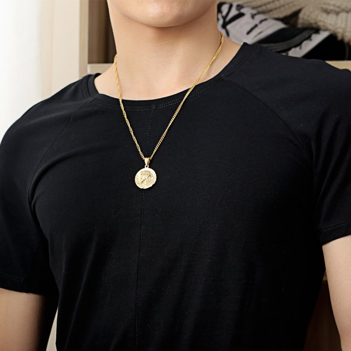 Colier inox Isus Hristos 63 cm [2]