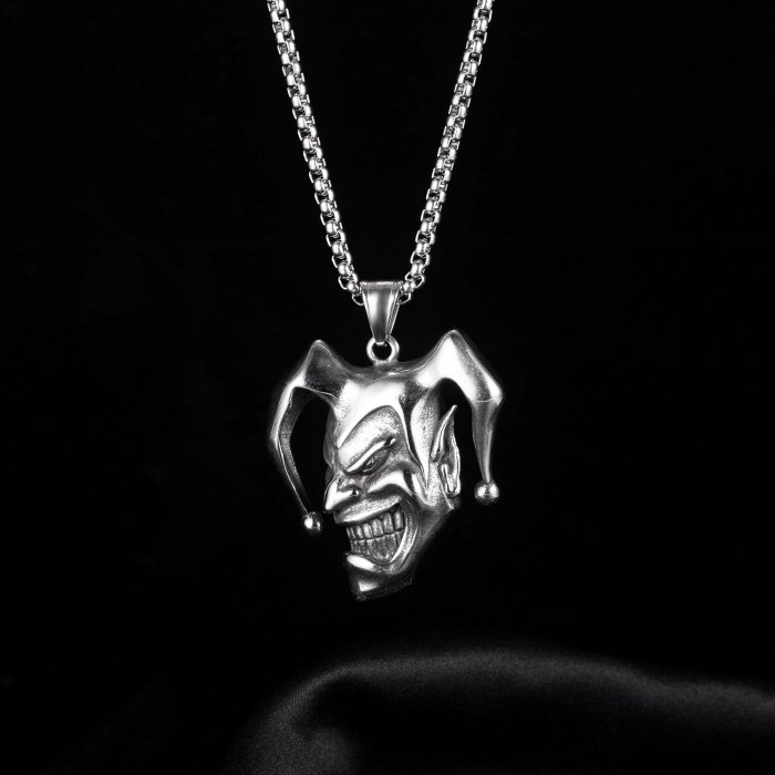 Colier inox Joker diabolic 55 cm [2]