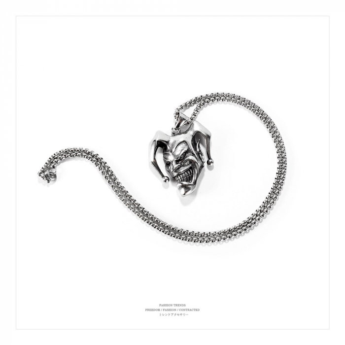 Colier inox Joker diabolic 55 cm [13]