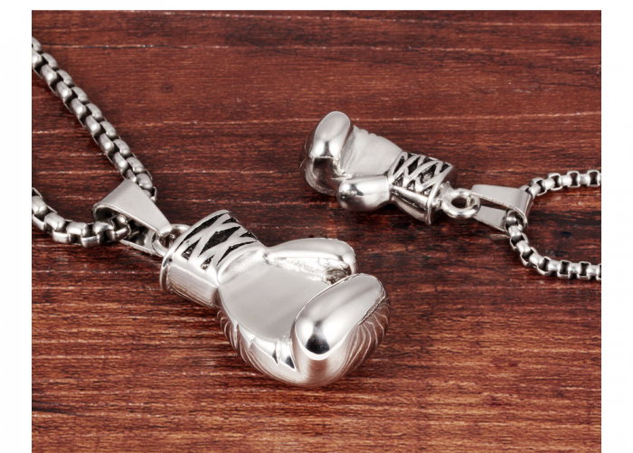 Colier inox manusa de box 55 cm [8]