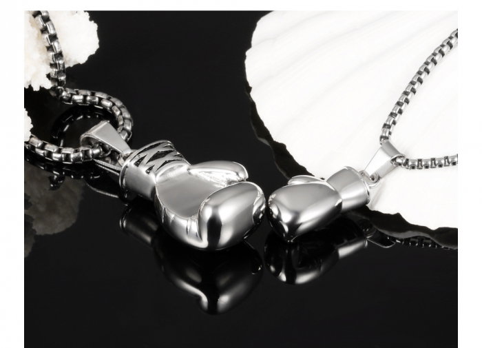 Colier inox manusa de box 55 cm [12]