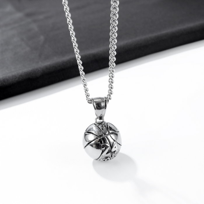 Colier inox minge basket Kobe Bryant 63 cm [3]