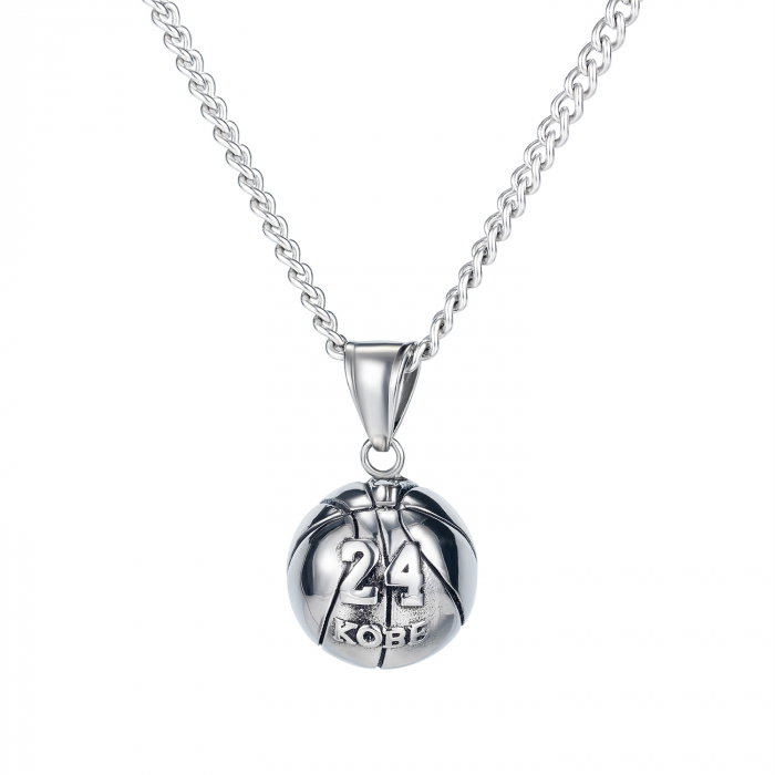 Colier inox minge basket Kobe Bryant 63 cm [1]