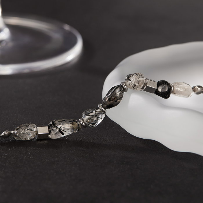 Colier inox mix cu pietre naturale [12]