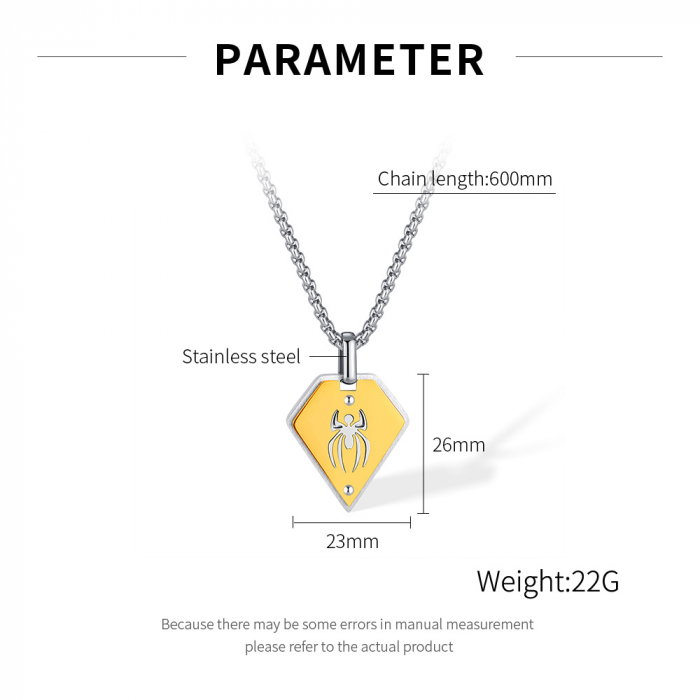 Colier inox paianjen [6]