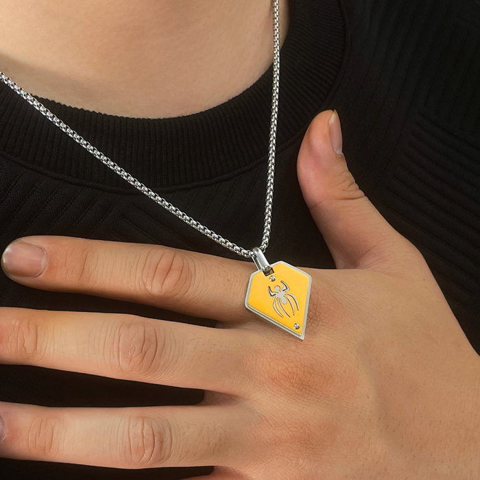 Colier inox paianjen [2]