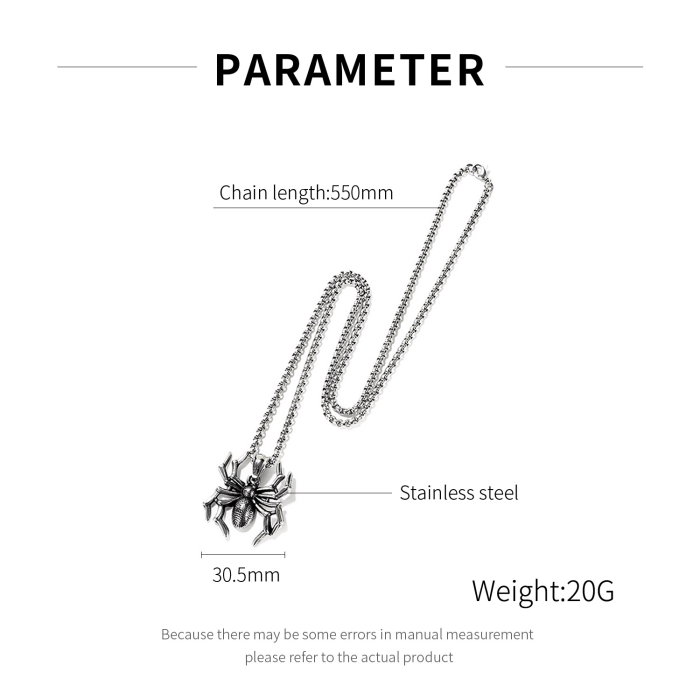 Colier inox Păianjen Protector – Simbol al Păcii și Răbdării [6]