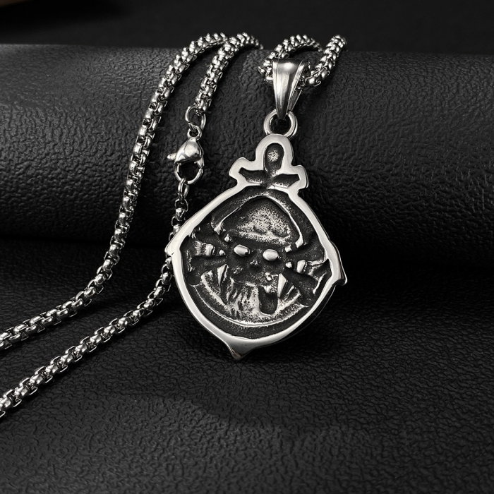 Colier inox Pirat cu Ancoră – Simbol al Libertății și Aventurii [8]