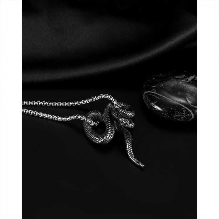 Colier inox sarpe 55 cm [11]