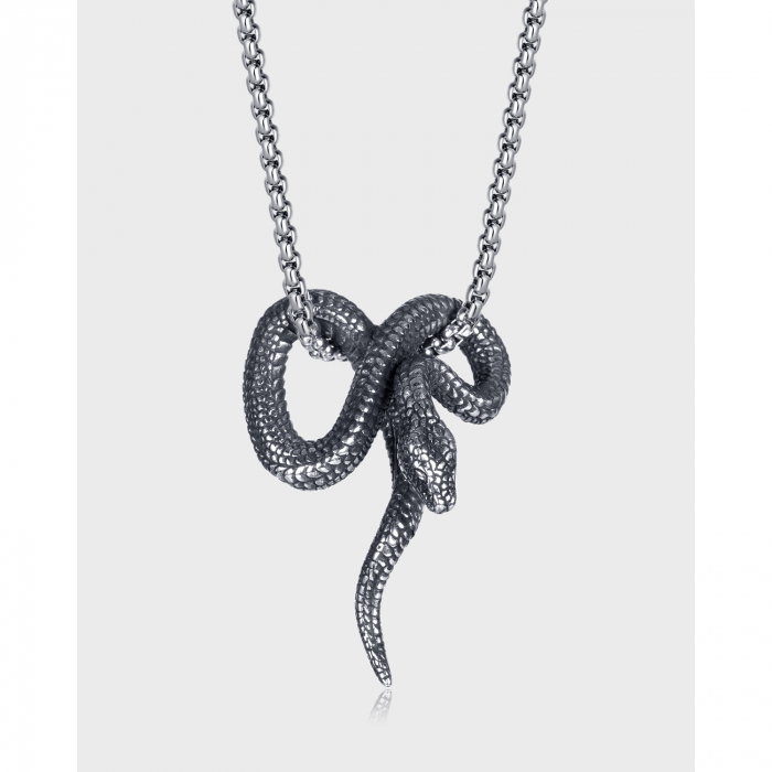 Colier inox sarpe 55 cm [9]