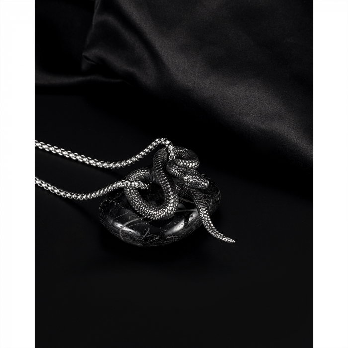 Colier inox sarpe 55 cm [14]