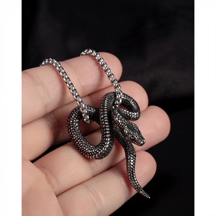 Colier inox sarpe 55 cm [7]