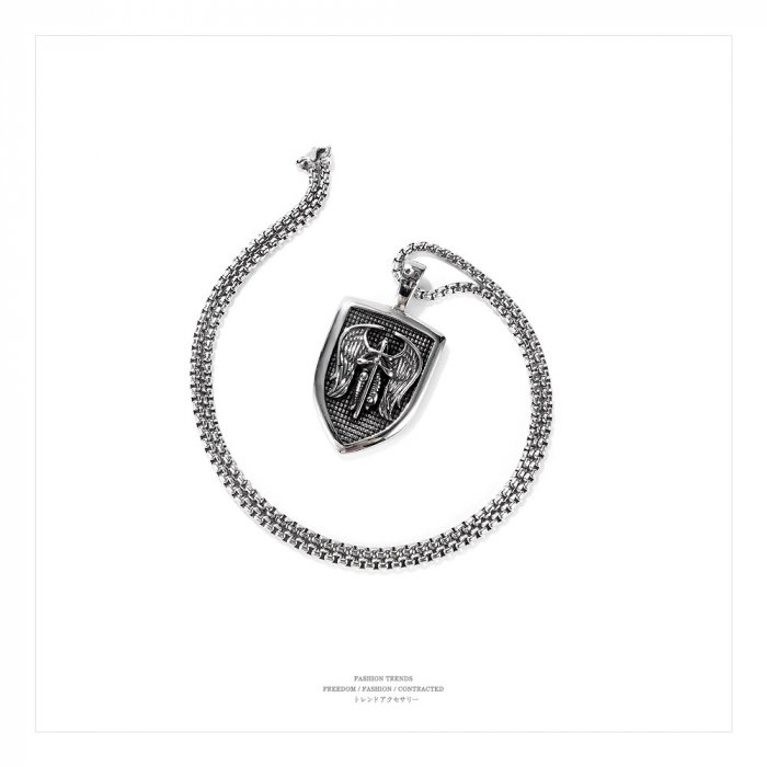 Colier inox scut 55 cm [15]