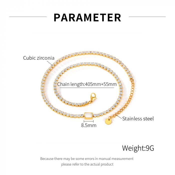 Colier inox tennis [8]