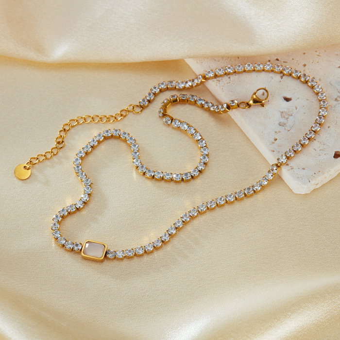 Colier inox tennis [10]