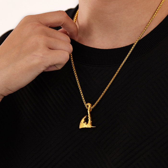 Colier inox Topor de Viking [4]