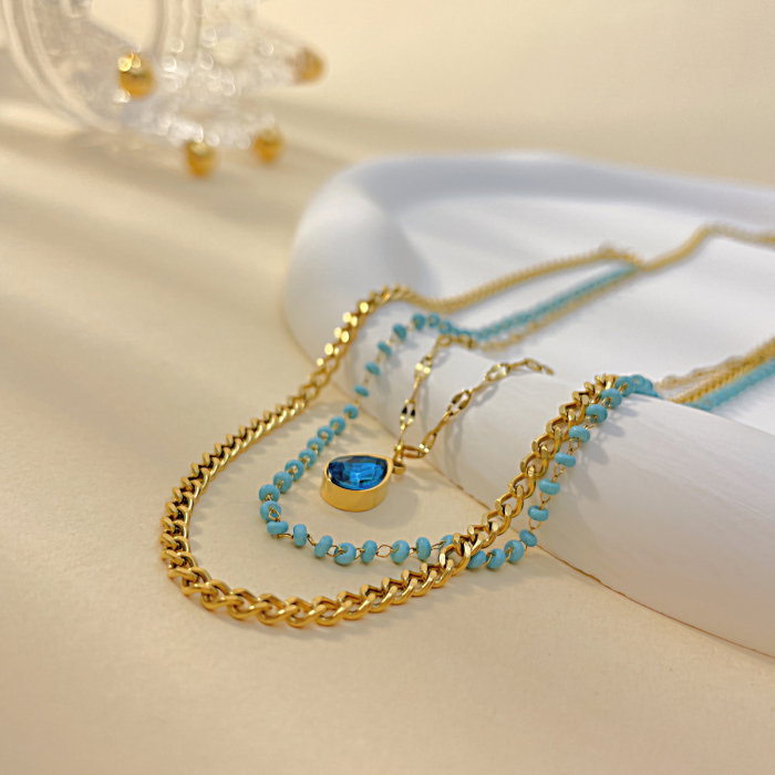 Colier inox triplu [9]