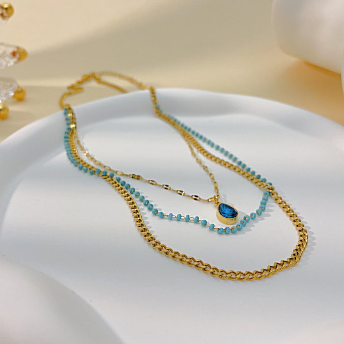 Colier inox triplu [7]