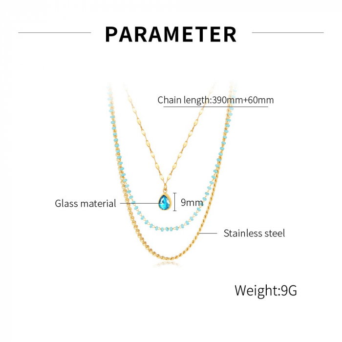 Colier inox triplu [10]