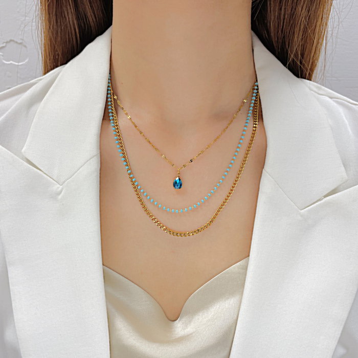 Colier inox triplu [2]