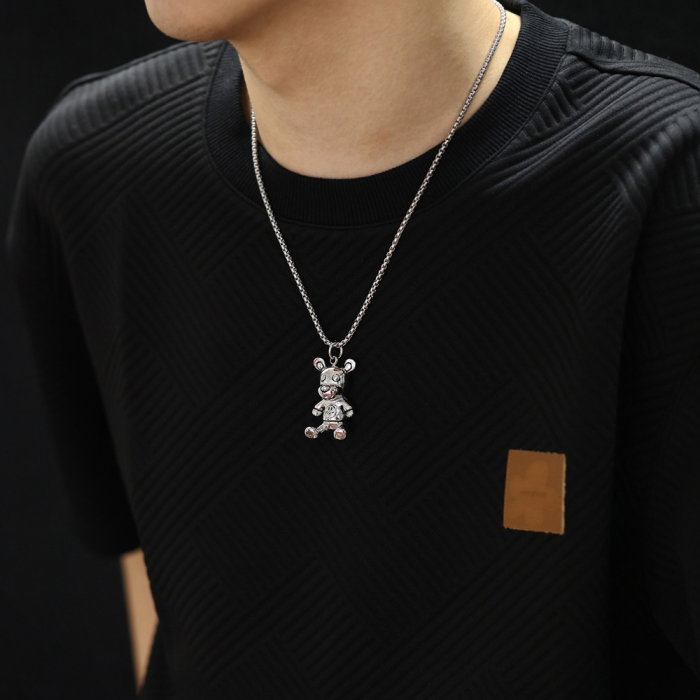 Colier inox Ursuleț Unisex [6]