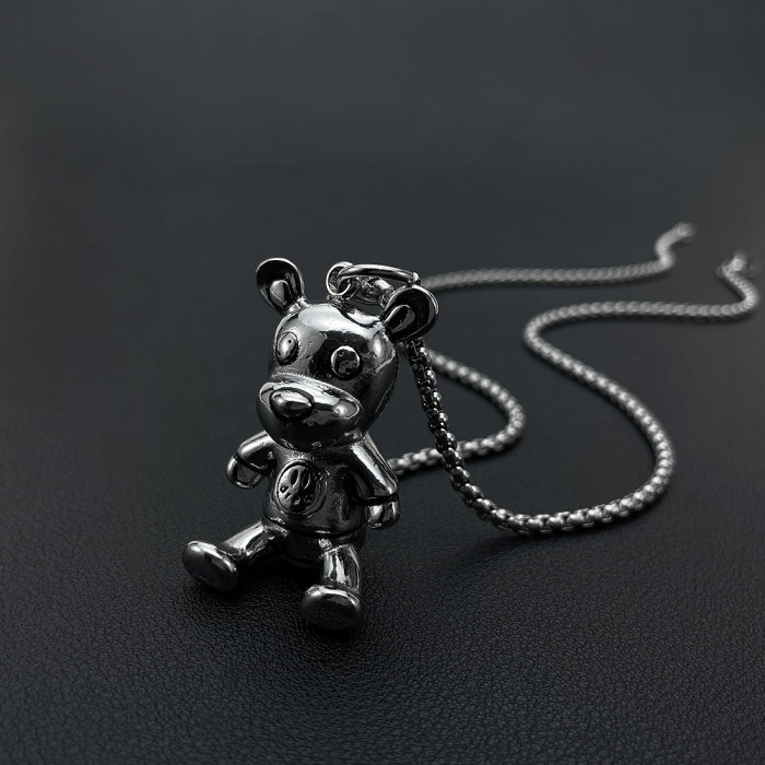 Colier inox Ursuleț Unisex [5]