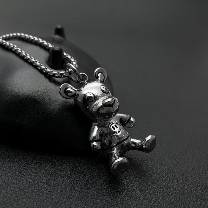 Colier inox Ursuleț Unisex [13]