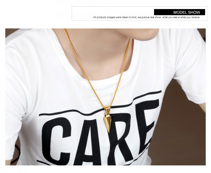 Colier inox varf de sageata 55 cm [6]