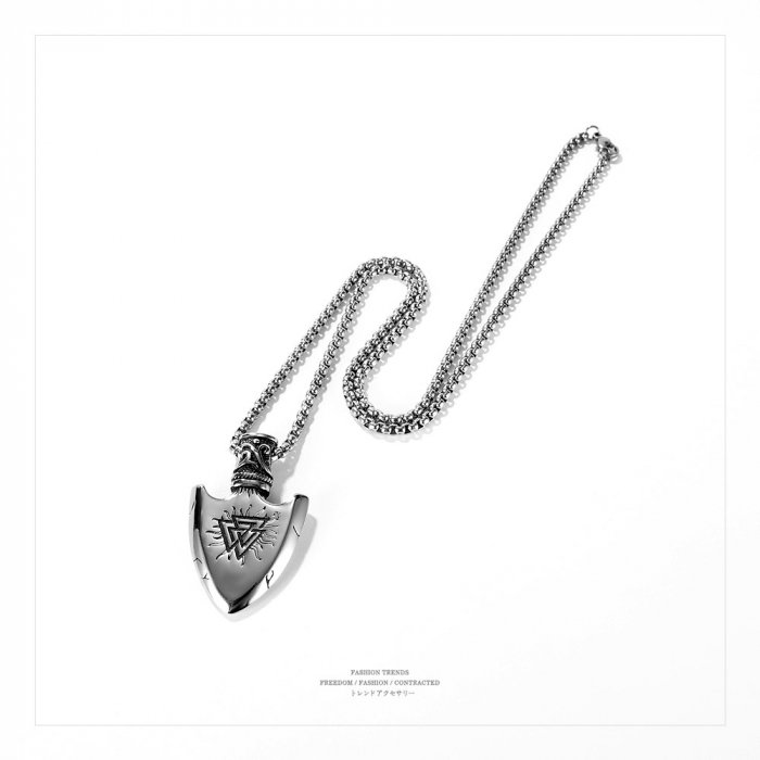 Colier inox varf de sageata 55 cm [10]