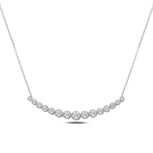 Colier tennis argint 925 rodiat cu zirconii albe - Be Elegant CTU0080 [1]