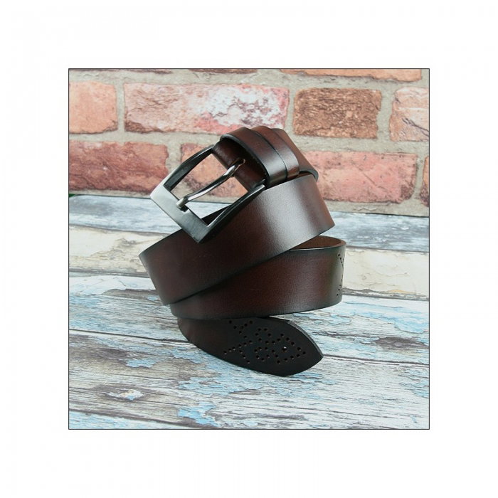 Curea barbati din piele naturala CRL02 - Latime 4 cm [5]