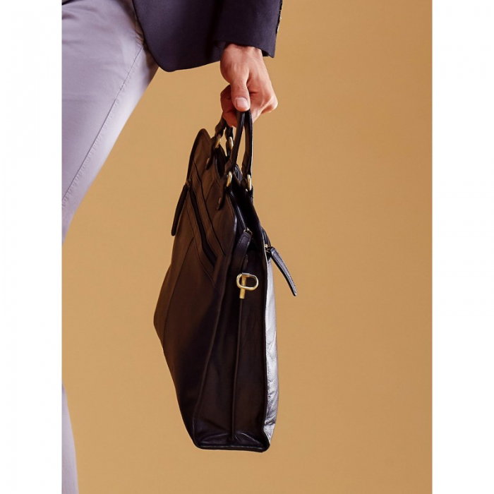 Geanta casual din piele naturala de calitate marca Always Wild [16]