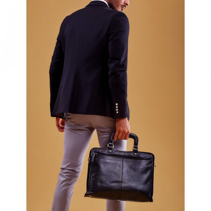 Geanta casual din piele naturala de calitate marca Always Wild [14]