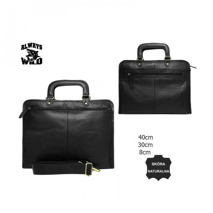 Geanta casual din piele naturala de calitate marca Always Wild [18]