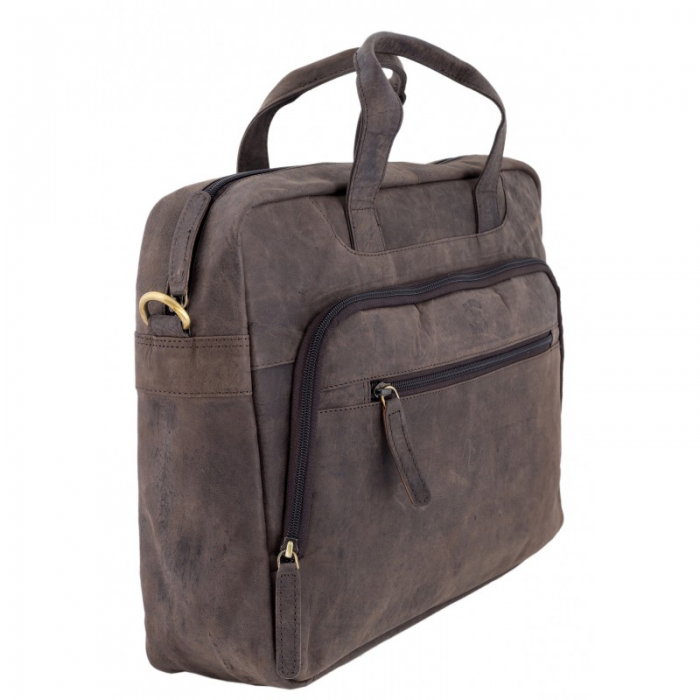 Geanta casual din piele naturala de calitate marca Always Wild [5]