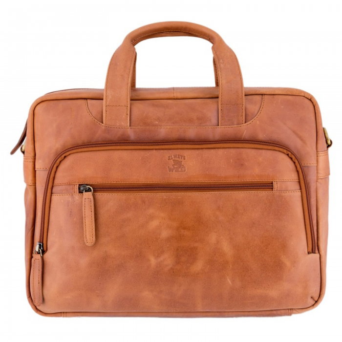 Geanta casual din piele naturala de calitate marca Always Wild - GEA411 [2]