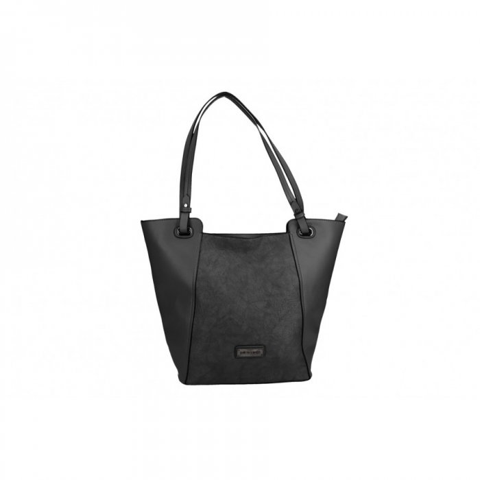 Geanta dama GEAGP12 Neagra, Piele ecologica [1]