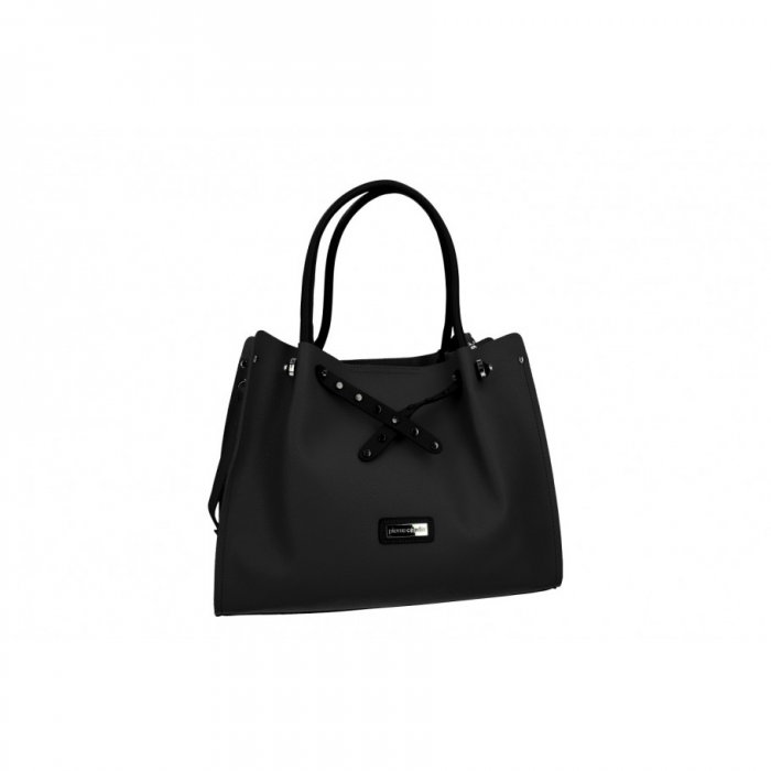 Geanta dama GEAGP13 Neagra, Piele ecologica [1]