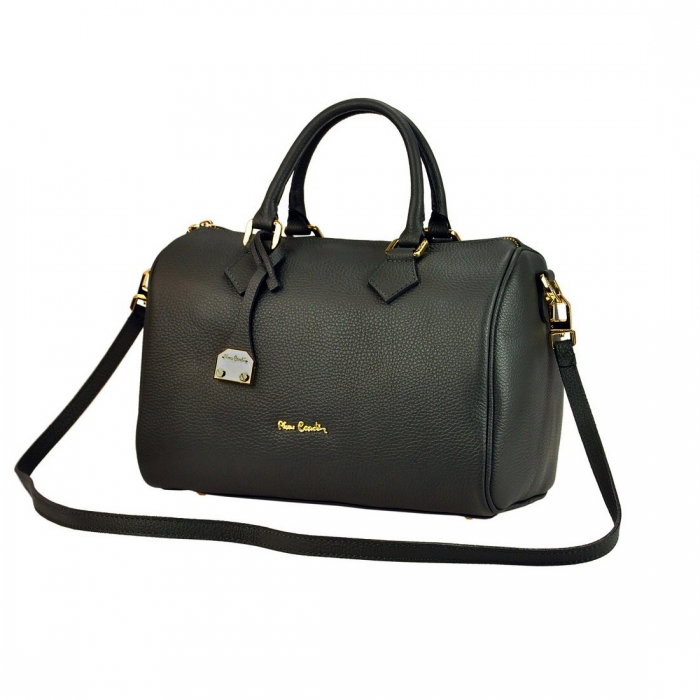 Geanta dama GEAGP2 Neagra, Piele naturala [6]