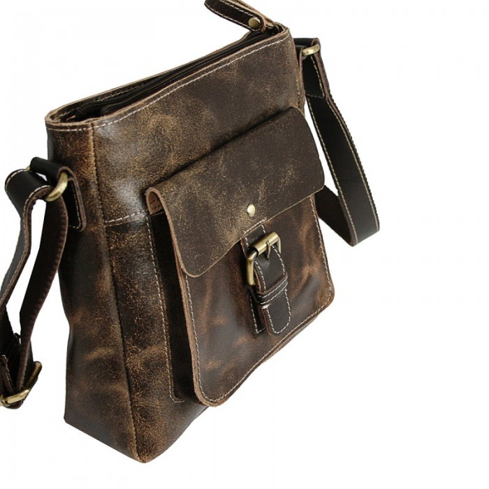 Geanta de umar din piele naturala BeSpecial GEA301 Wild Tiger [3]