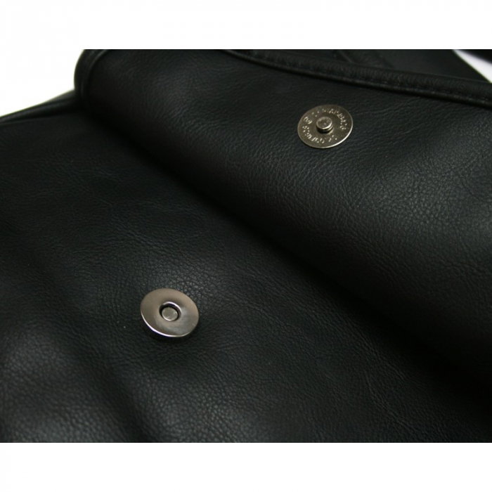 Geanta pentru umar Bellugio, BORZ003, din piele ecologica, Neagra [6]