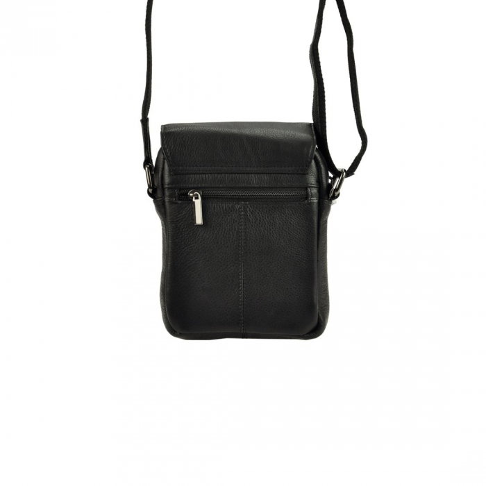 Geanta pentru umar din piele naturala Always Wild, Neagra [4]